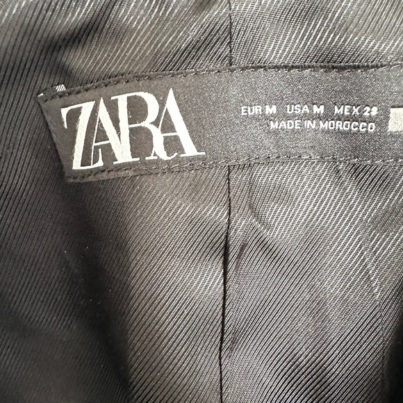 Zara Charcoal Jacket Men’s size medium - Picture 2 of 4